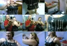 مصري فاجر يوثق وهو ينيك كس امه الهايجه تطلع كسها وبزازها وترقص على الزب بتاعه وتنيكه بدون رحمه وابوه مش عارف - افلام سكس محارم امهات مصريات