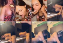 فضيحة بلوجر خليجية مشهورة بتمص زبر صاحبها قبل ما ينيكها - افلام سكس فضائح مشاهير الخليج